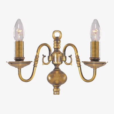 Pagazzi Flemish 2 Light Wall Light