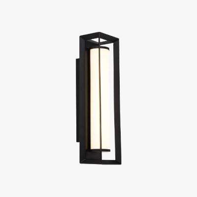 Pagazzi Chaplin LED IP44 Medium Black Wall Light
