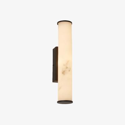 Pagazzi Wales Matte Black and Marble LED Wall Light