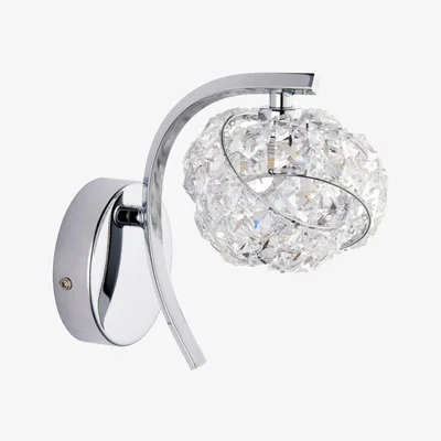 Pagazzi Monaco 1 Light Crystal Wall Light