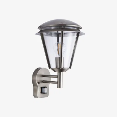 Pagazzi Iken Stainless Steel and Glass Wall Light IP44