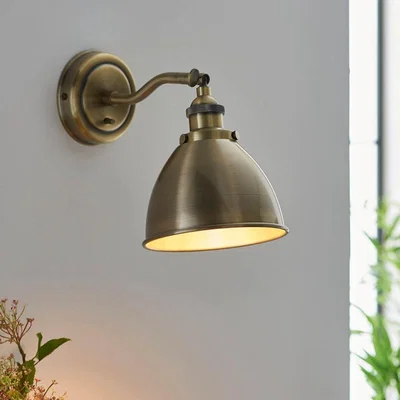 Pagazzi Franklin Antique Brass Wall Light