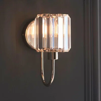 Pagazzi Berenice Silver & Crystal Wall Light