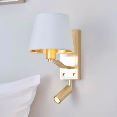 Pagazzi Harvey Wall Light & Spot Gold