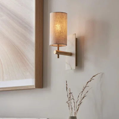 Pagazzi Castello Tall Antique Brass Wall Light