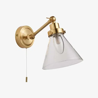 Pagazzi Faraday Satin Brass IP44 Wall Light