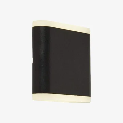 Pagazzi Up/Down Black Cool White IP44 Outdoor Wall Light