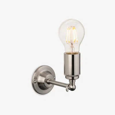 Pagazzi Indy 1 Light Brushed Steel Wall Light