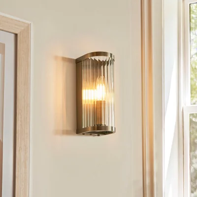 Pagazzi Ridgeton Single Wall Light Antique Brass