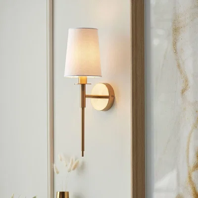 Pagazzi Long Line Vintage Brass Wall Light