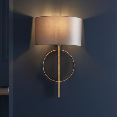 Pagazzi Serenity Antique Gold & Mink Wall Light