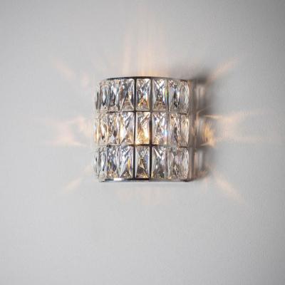 Pagazzi Verina Polished Chrome Crystal Wall Light