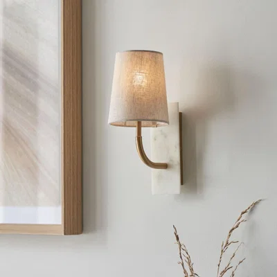 Pagazzi Castello Curved Antique Brass Wall Light