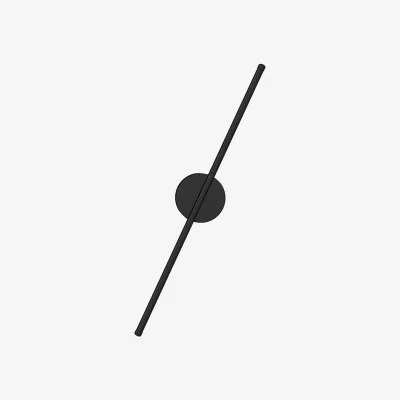 The Range Minimalistic Linear LED Wall Sconce Living Room Light - Black
