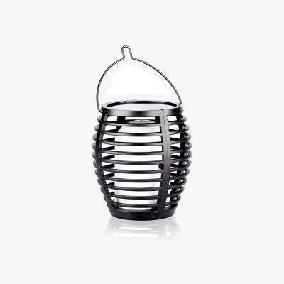 The Range V-TAC Solar Flame Wall Light - Black