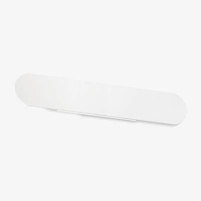 The Range Echo Wide Flush Integrated Led Wall Lamp White 60cm 3000K - White