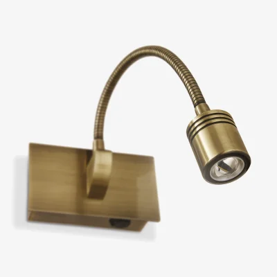 The Range Dynamo Wall Light Brass - Brass