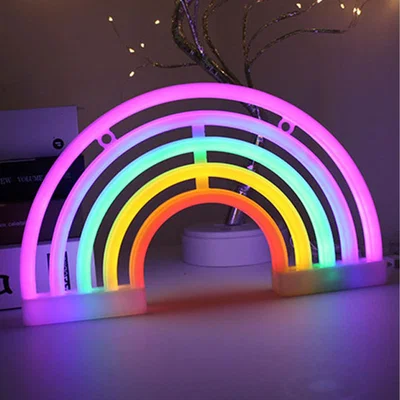 The Range Colourful Rainbow Neon Light - Colourful