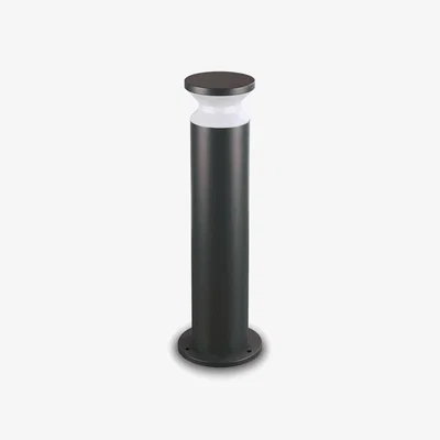 The Range Torre 1 Light Bollard Light - Black