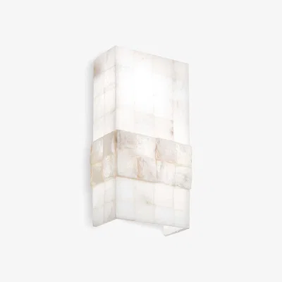 The Range Stones 2 Light Up  Down Wall Light - Amber