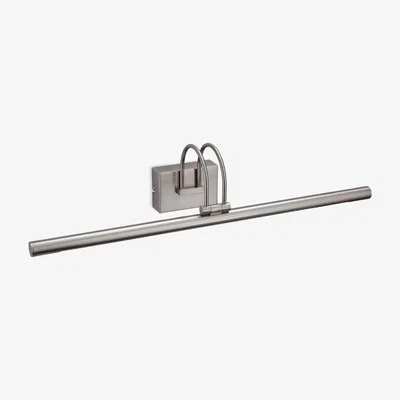 The Range Lisa LED Picture Wall Light Brushed Steel - Brushed Steel