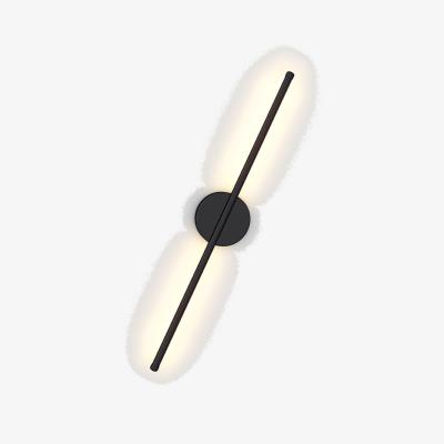The Range HomeScape Wall Light Linear LED Minimalist Design - Black