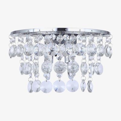 The Range Montego Crystal Effect Wall Light - Chrome