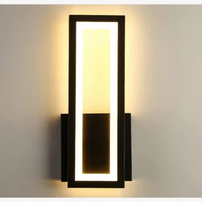 The Range LED Wall Light Black - Black
