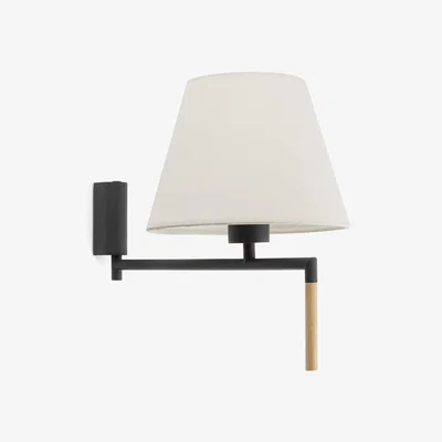 The Range Ron Wall Light with Shade - Grey / 10W