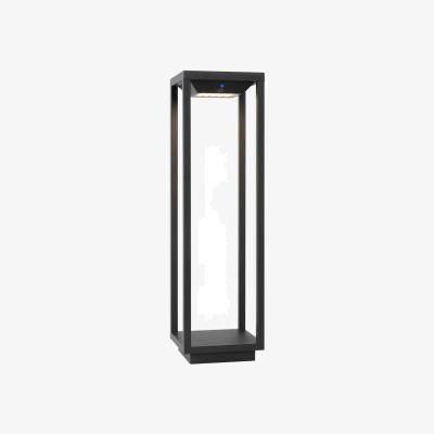 The Range Tenso Solar Modern Bollard Light Outdoor PIR Sensor IP54 - Anthracite
