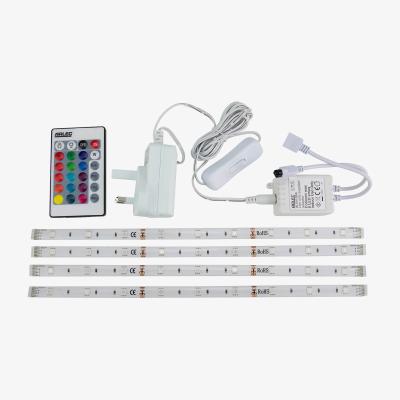 The Range RGB LED Flex Strip Light - 4 Pack - White