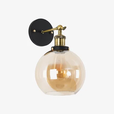 The Range Sheridan Black Indoor Wall Lantern - Black