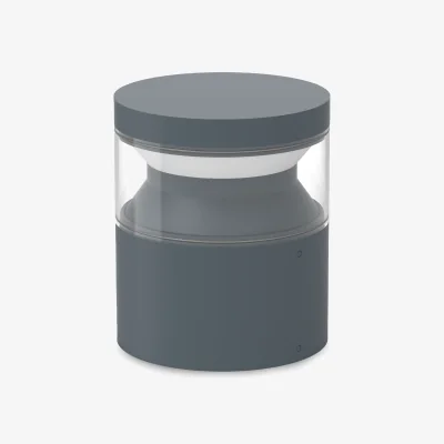 The Range Ideal Lux Lighting Boeing Pedestal Light Black - Black