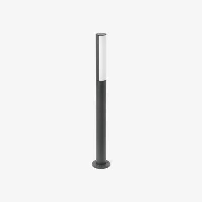The Range Beret LED Outdoor Tall Bollard Light - Dark Grey