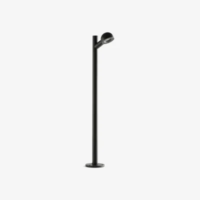 The Range Brot Bollard Light Black - Black