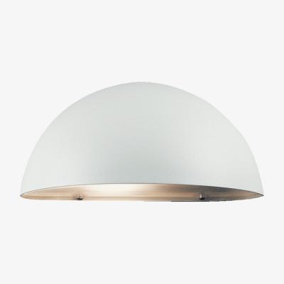 The Range Scorpius Outdoor Down Wall Lamp White E14 IP33 - White