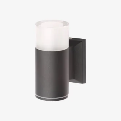The Range Remote Outdoor Up Or Down Colour Changing Wall Light - Black