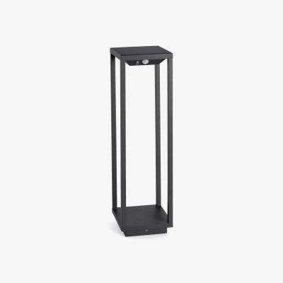 The Range Saura LED Outdoor Bollard Light Solar Powered with PIRSensor - Dark Grey