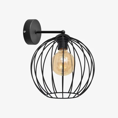 The Range Mercure Wall Lamp Black 26cm - Black