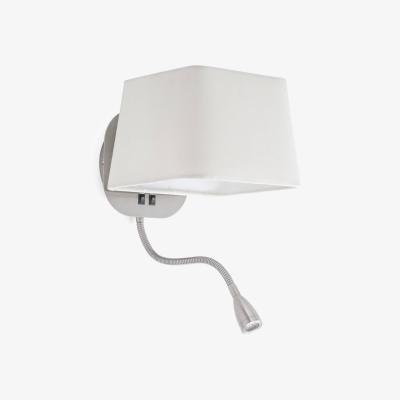 The Range Sweet 1 Light Indoor Wall Light with Reading Lamp - White