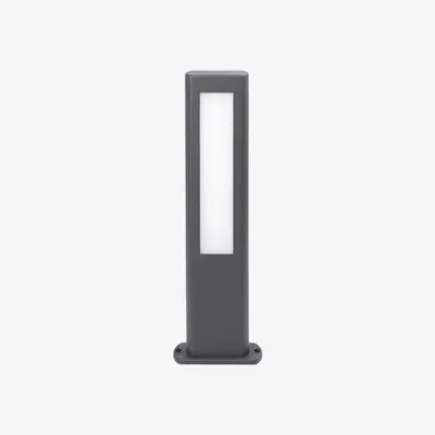 The Range Nanda LED Outdoor Short Bollard Light - Dark Grey