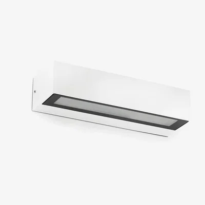 The Range Lako Integrated LED Up Down Wall Light White 3000K IP65 - White
