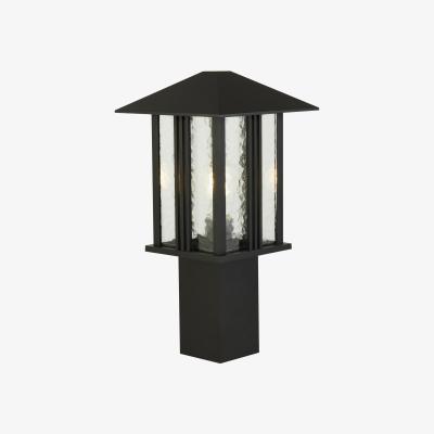 The Range Shen Black Outdoor Post  - Black