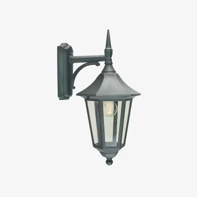 The Range Elstead Lighting Valencia Wall  Light Black A - Black