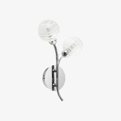 The Range Maze Twin Silver Indoor Wall Light - Silver