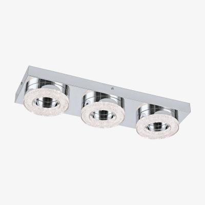 The Range EGLO Fradelo LED WallCeiling 3 Light Circle - Grey