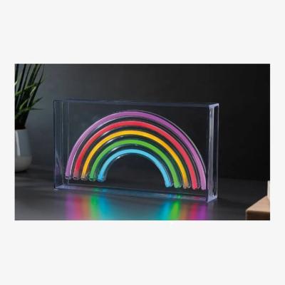 The Range Rainbow Neon LED Light - White