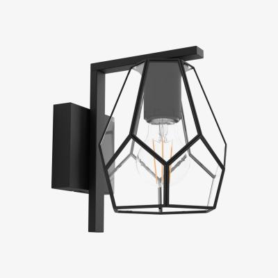 The Range Mardyke Glass Wall Lamp - Black