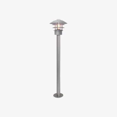 The Range Helsingor Bollard Light Silver - Silver