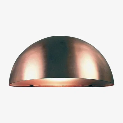 The Range Scorpius Outdoor Down Wall Lamp Copper E14 IP33 - Copper